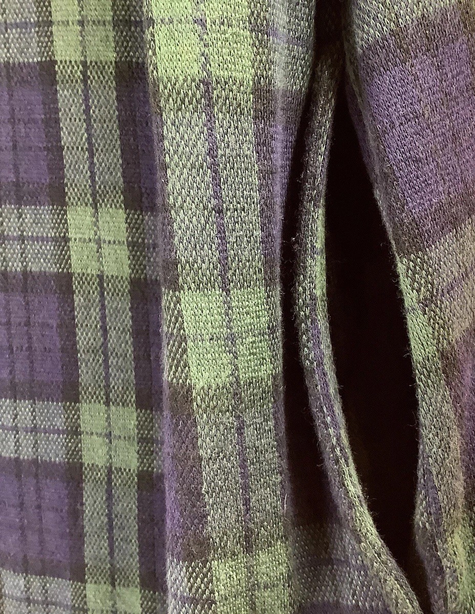 Vintage Bechamel Women’s XL Cotton Plaid Jumper Classic Preppy Retro Workwear