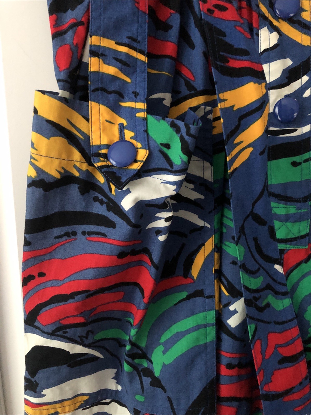 Vintage Yves Saint Laurent France 1980’s Cotton Jumpsuit Romper EU 34 USA XS