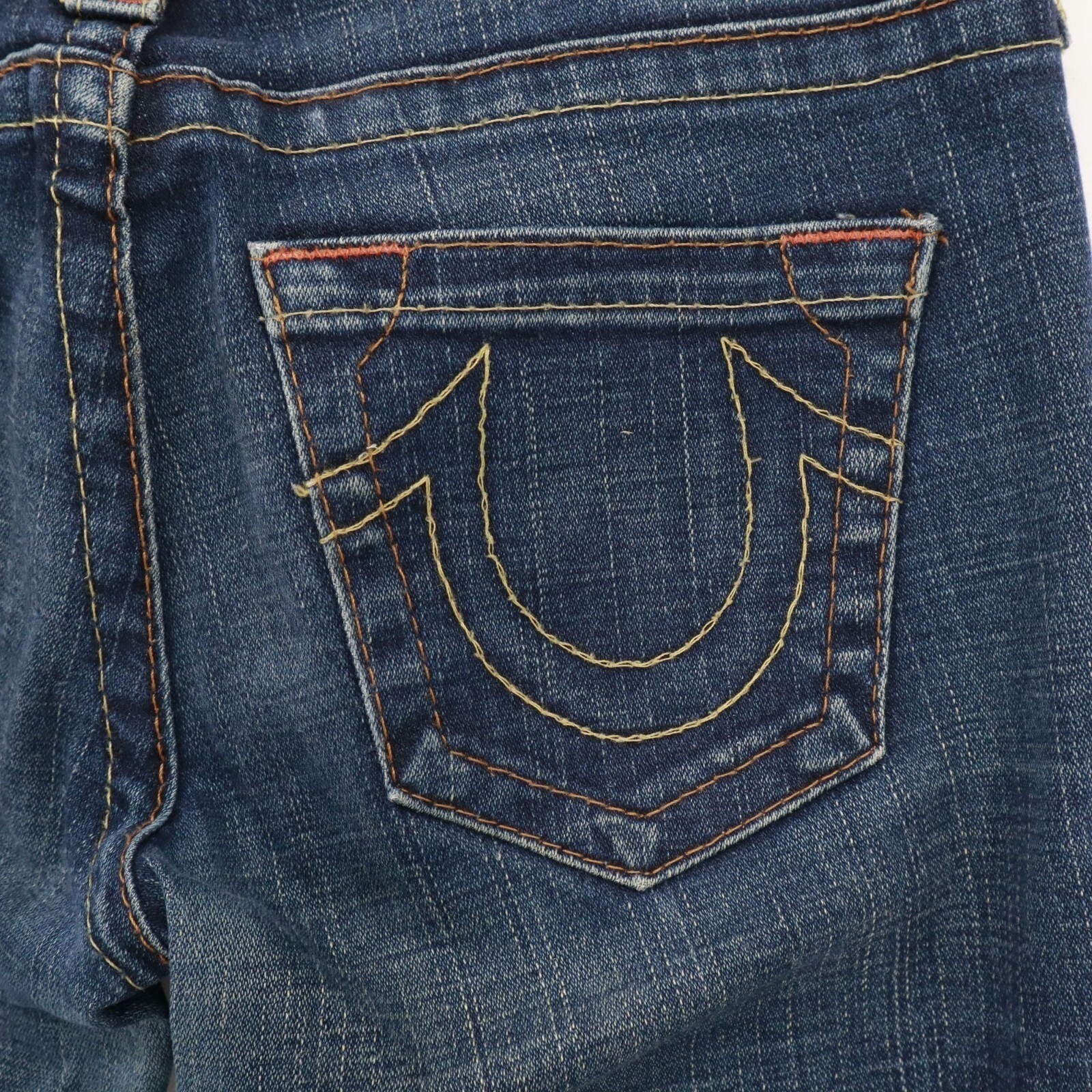 True Religion Johnny Jeans Womens 29 Blue Y2K Cowgirl Western Rodeo Vintage