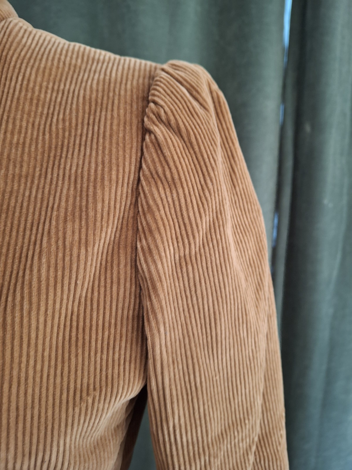 VTG 80’s SASOON Women’s Brown Retro Corduroy Toggle Fitted Blazer Small 8/9
