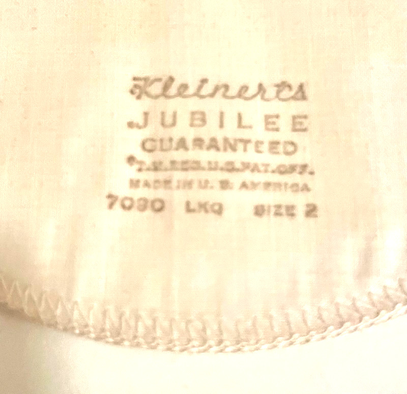 Vintage Kleinert’s Dress Shields Size 2 White Reg Shape Jubilee Soft Lingerie