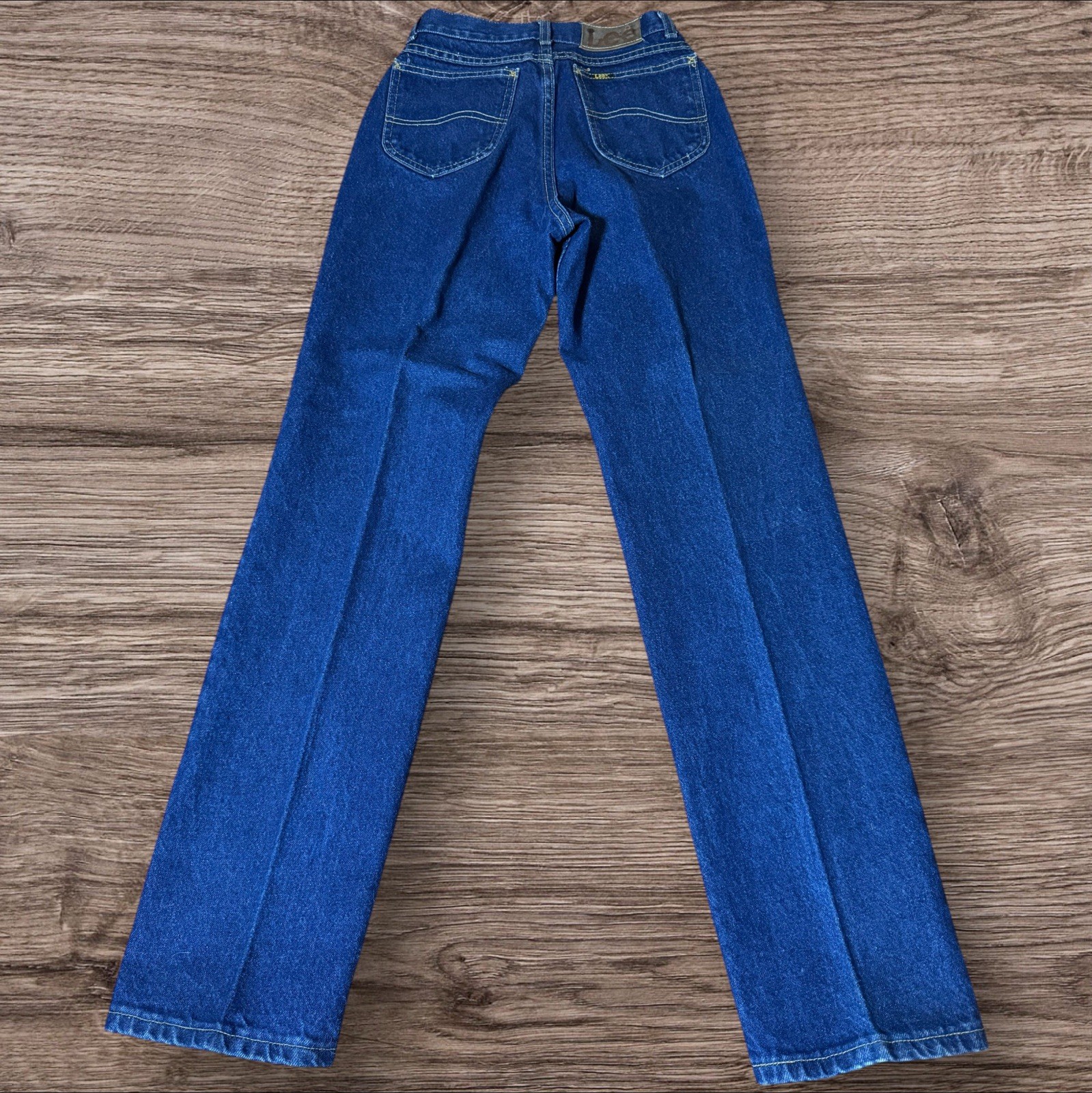 Vintage Lee Riders Women’s Jeans Made USA High Rise Straight Leg Size 7 Med