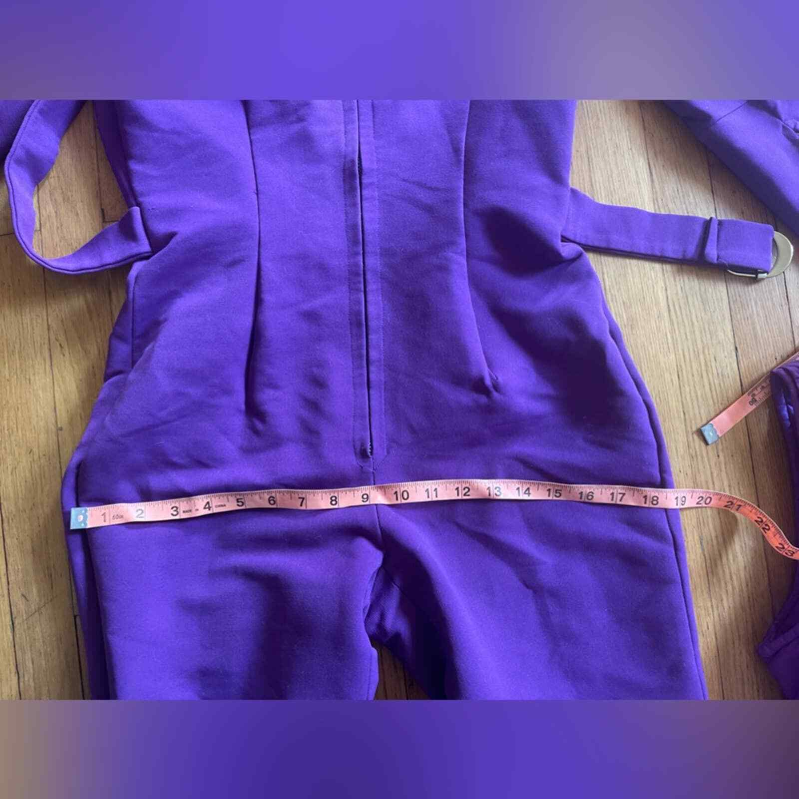 70s Vintage Roffe Purple Snow Suit with Matching Vest