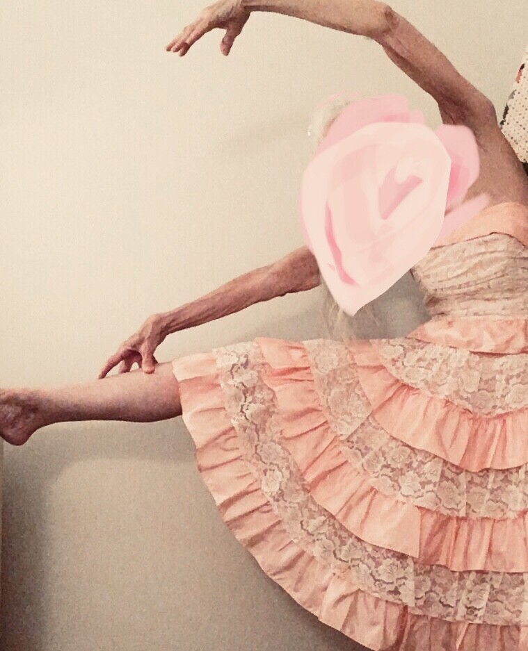 Betsey Johnson Evening Size 6 Vintage Silk Corset Laced Dress Ruffles Tulle Pink
