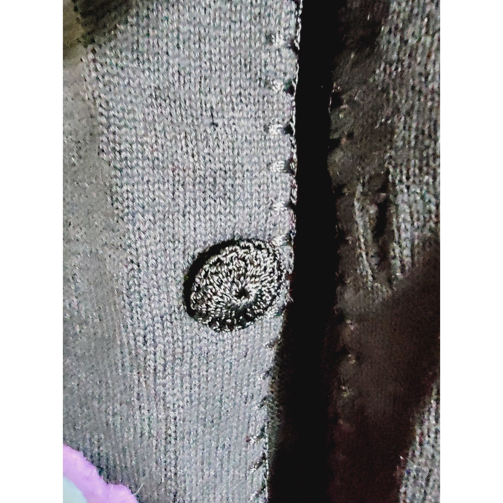 Side Effects of California XL Vintage 90s Garden Bee Snail Cardigan Black NWT