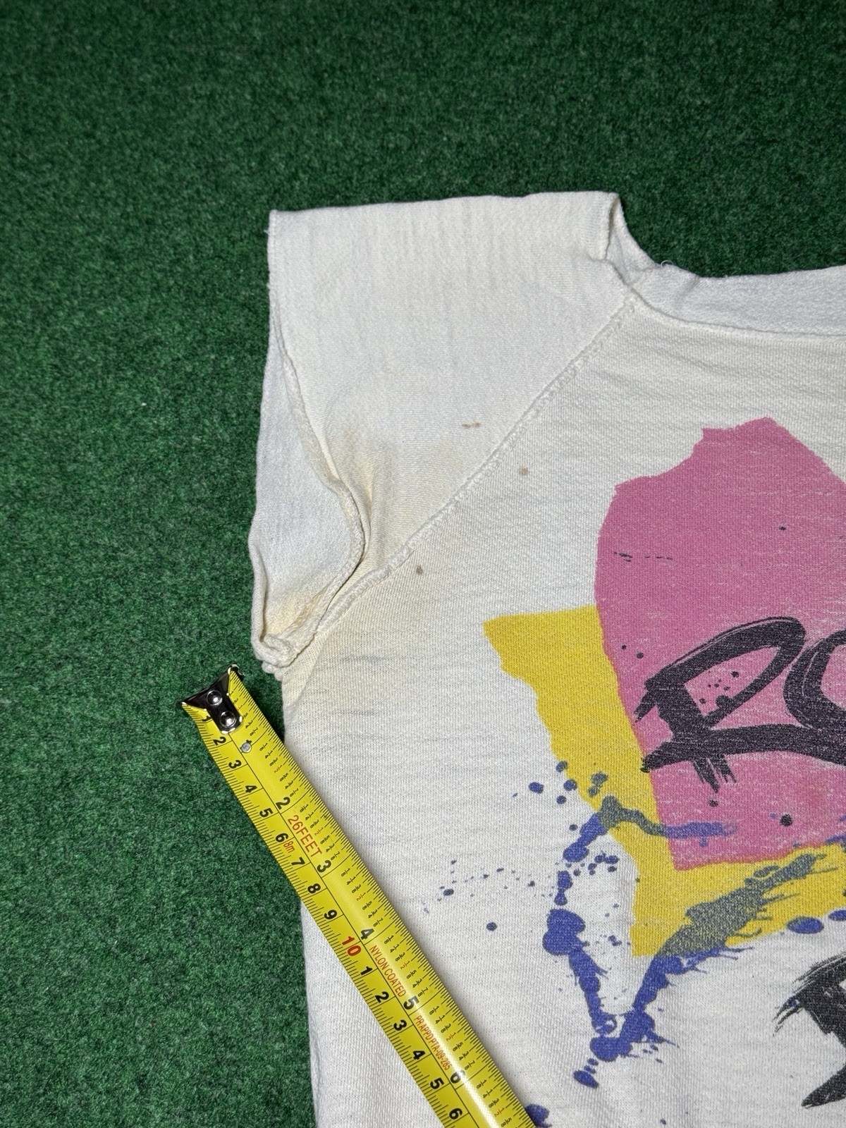 Rock N Roll Vintage Sweatshirt Sleeveless Grunge 70s 80s XS 18×20 True Vintage