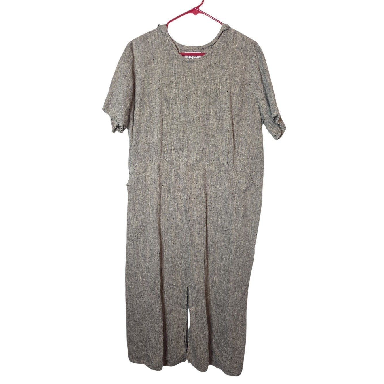 Women’s Vintage Flax by Jeanne Engelhart linen dress, size medium