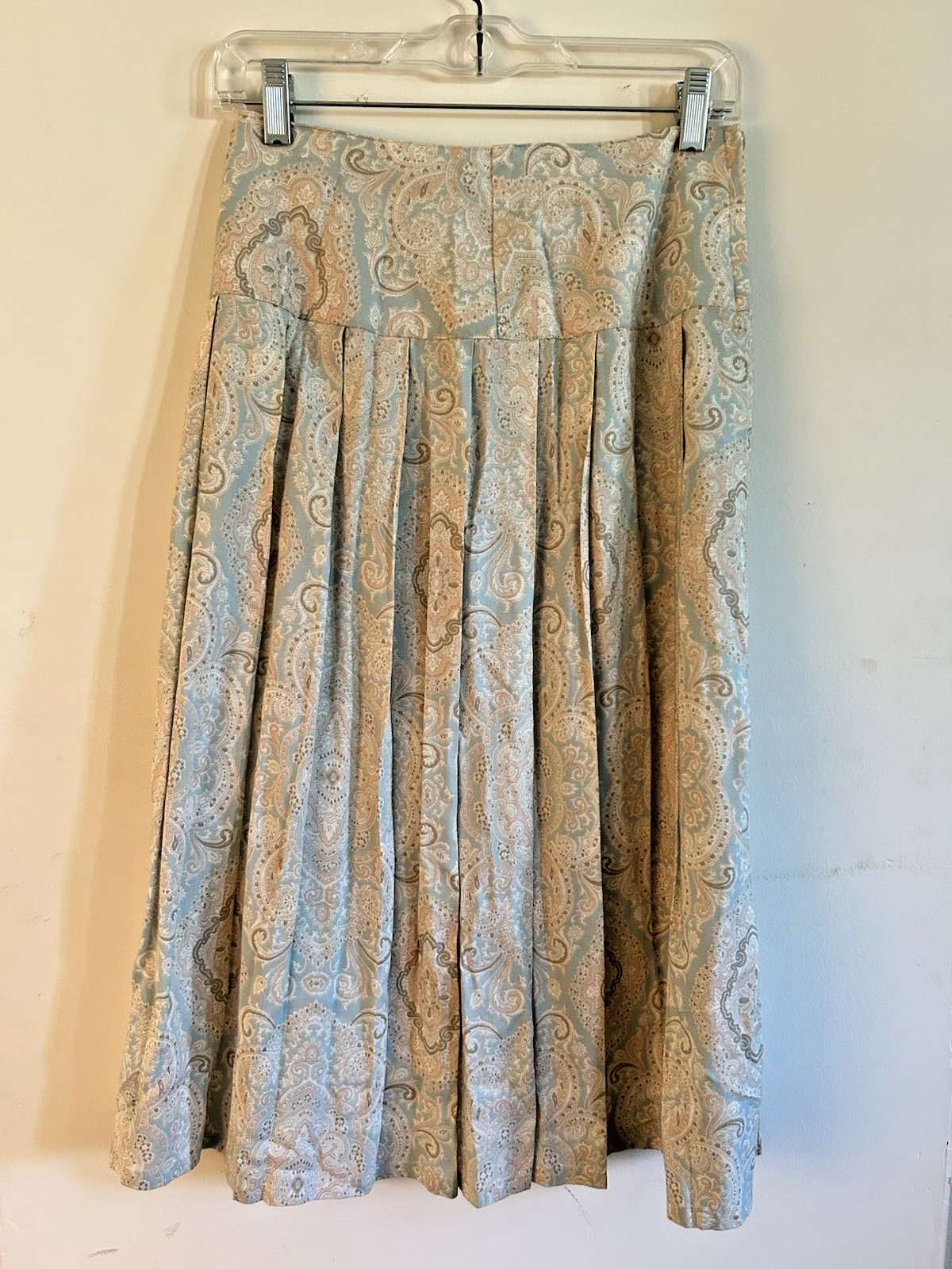 Vintage Scott McClintock 2 pc Set Skirt Top Soft Cream Spring Cottage Core Chic