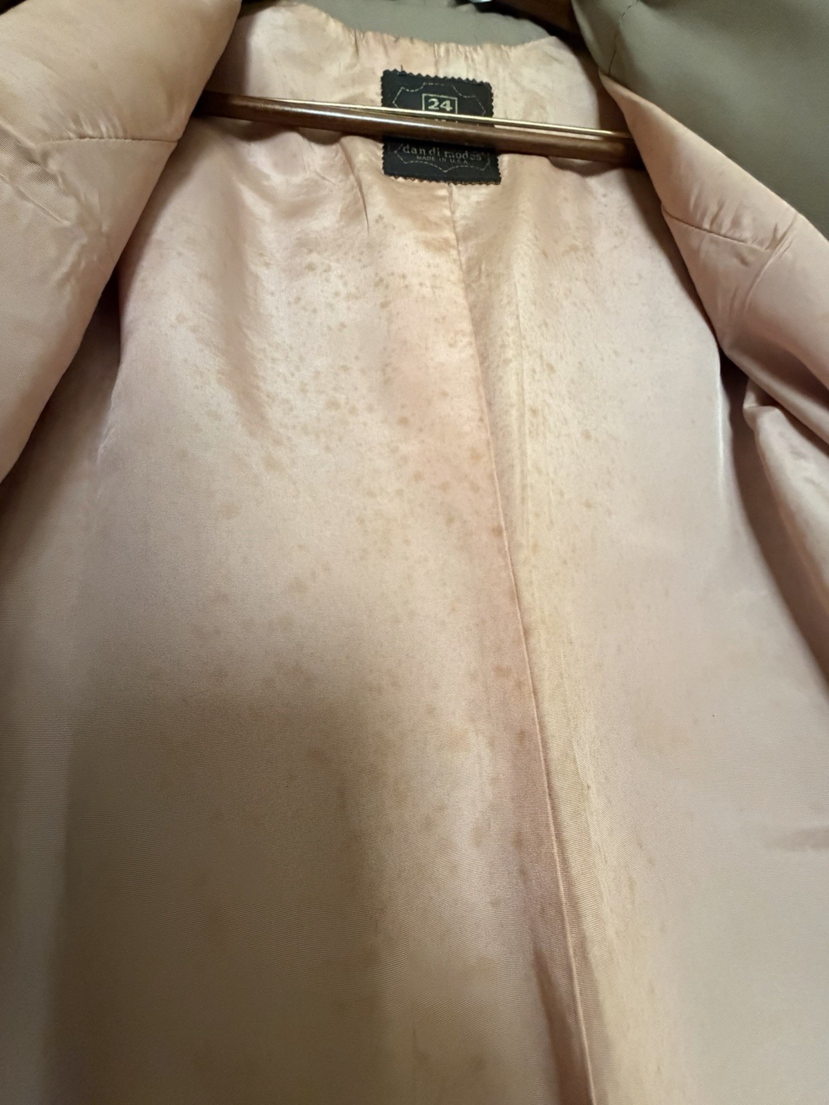 1970s Vintage 24K by Dandi Modes leather trench coat