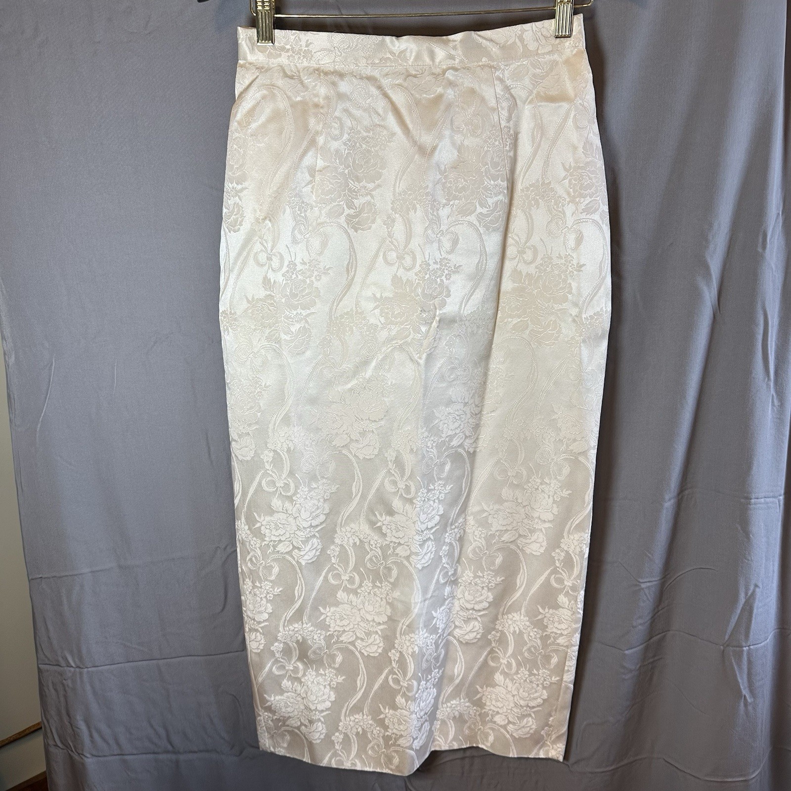 Vtg Jessica McClintock Ivory Lace Skirt Suit 2pc Gunne Sax Style Bridal Size 10