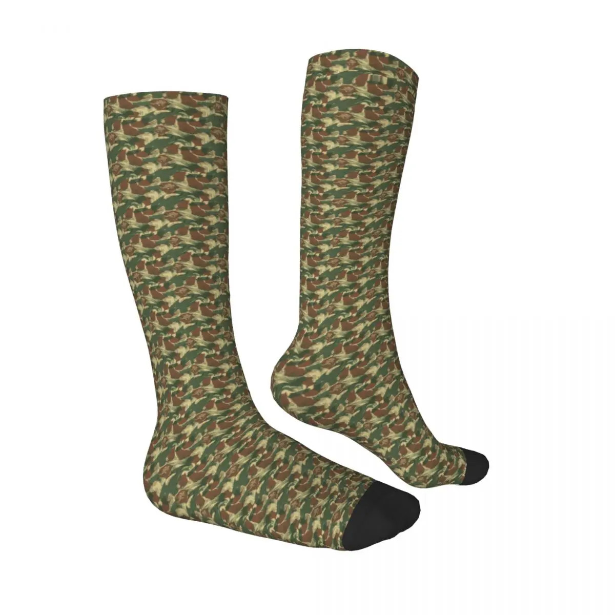 Rhodesian Brush Stroke Camouflage Socks Harajuku Stockings All Season Long Socks