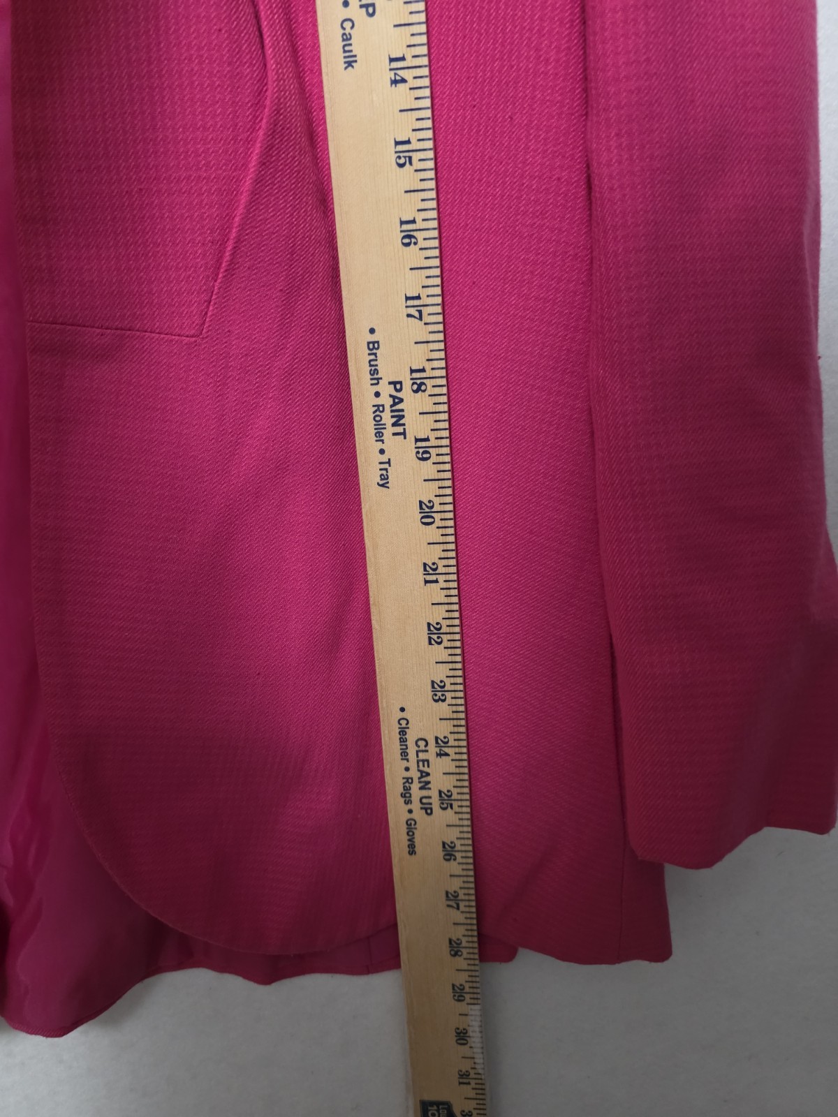 Vintage HBS Ltd. Hot Pink Blazer Womens Size 12 Career Jacket Shoulder Pads