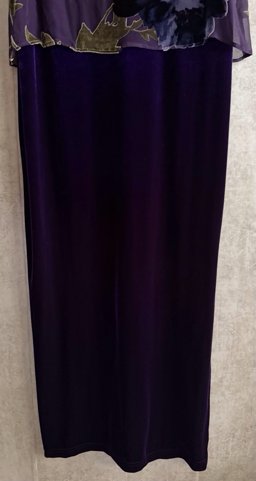 Vintage Jeffery & Dara Purple 2Pc Floral Jacket Blouse Sleeveless Dress Sz 10