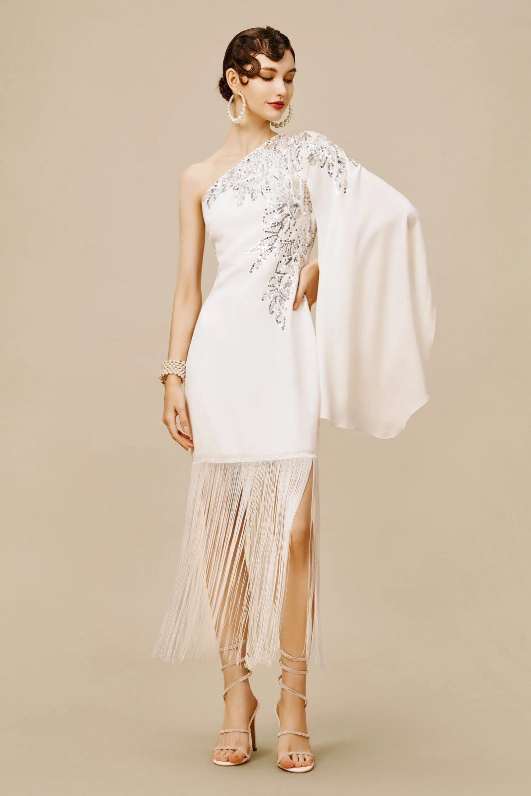 Babeyond Women’s Flapper Dress 1920s Vintage, Size 10, Wedding Style