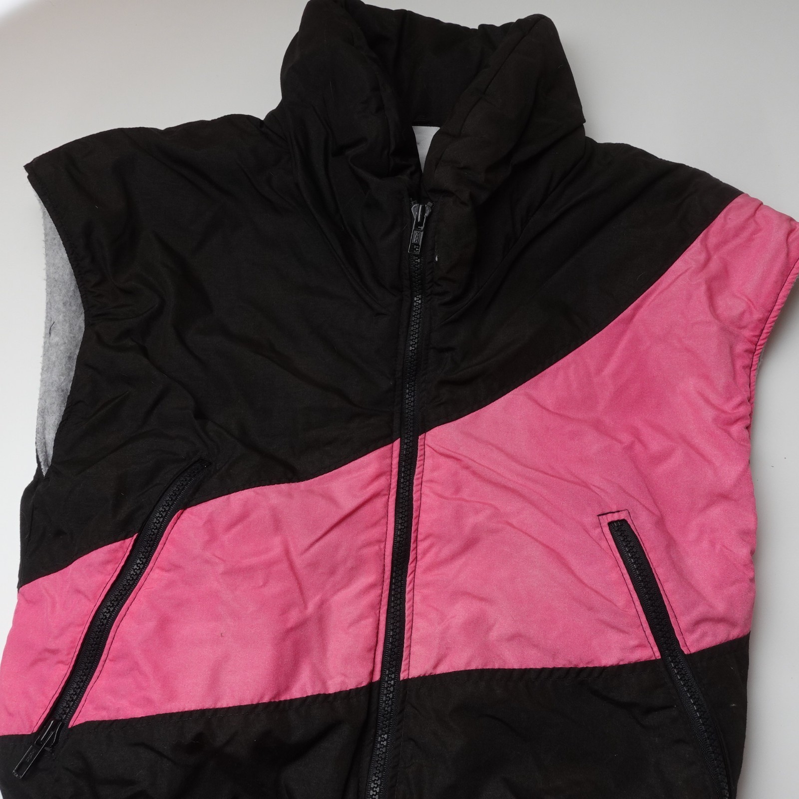 Vintage 80s Durango Womens Neon Pink Puff Vest Threadworks DTW Colorado Ski Smal