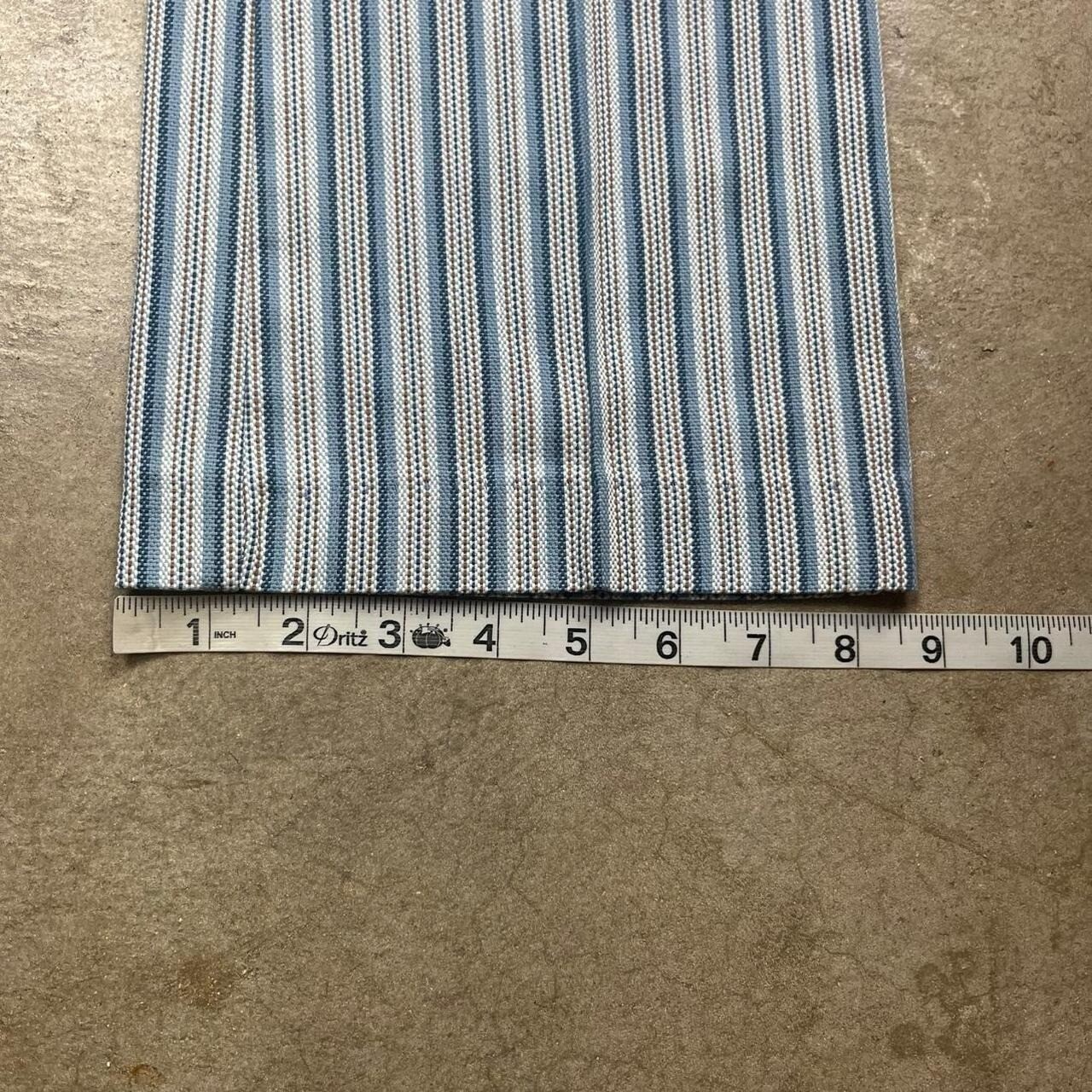 Vintage 60s Penneys Towncraft Striped Pants blue womens 27×28 boot cut wide leg