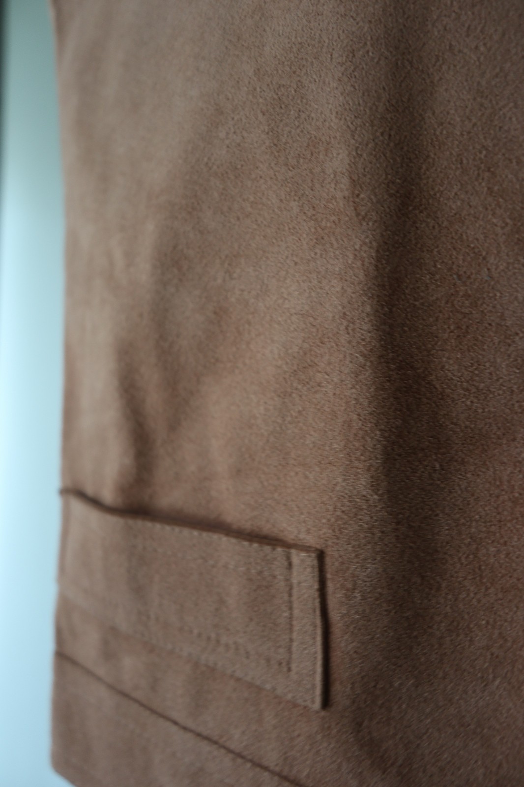 70s Vintage Pink Ultrasuede Open Front Waistcoat Sleeveless Jacket Vest Women M