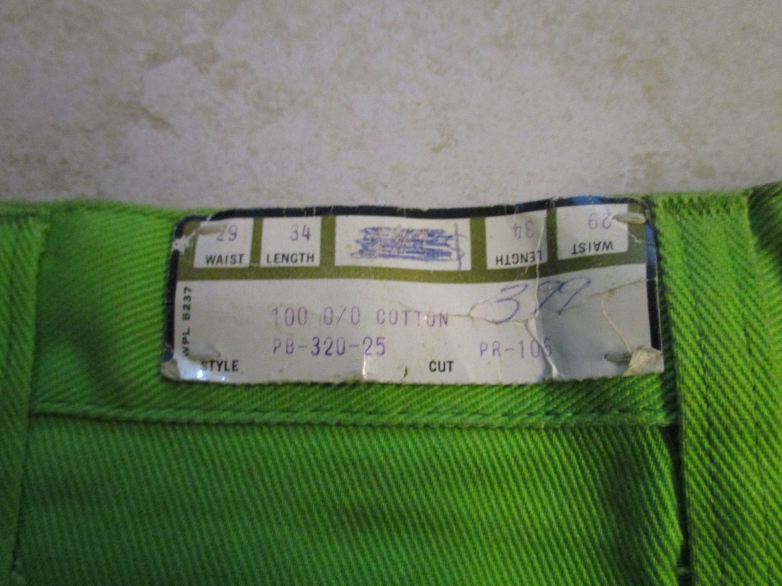 VTG NWT Deadstock Gaslight Womens Jeans 29 34 USA Bell Bottom Disco Green Hippy