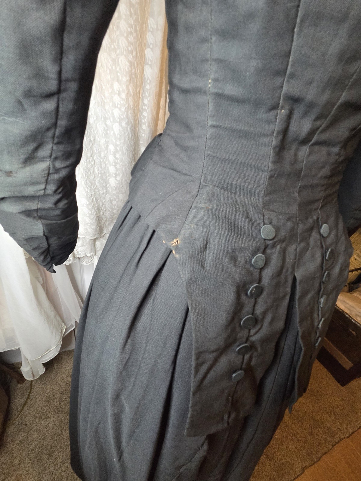 2pc. Black Victorian Riding Habit/Suit READ!