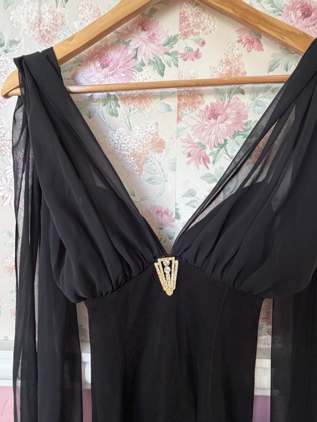 Vintage Elegant Black Dress