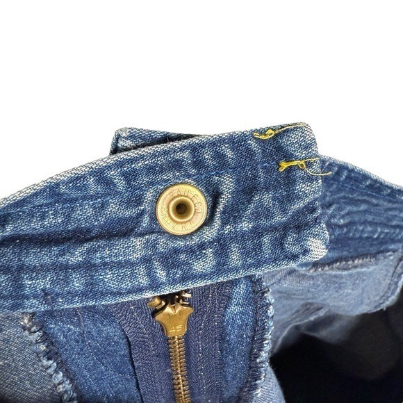 Tomboy Of California 27” Waist Vintage 70s Wide Leg Jeans Medium Wash Rare
