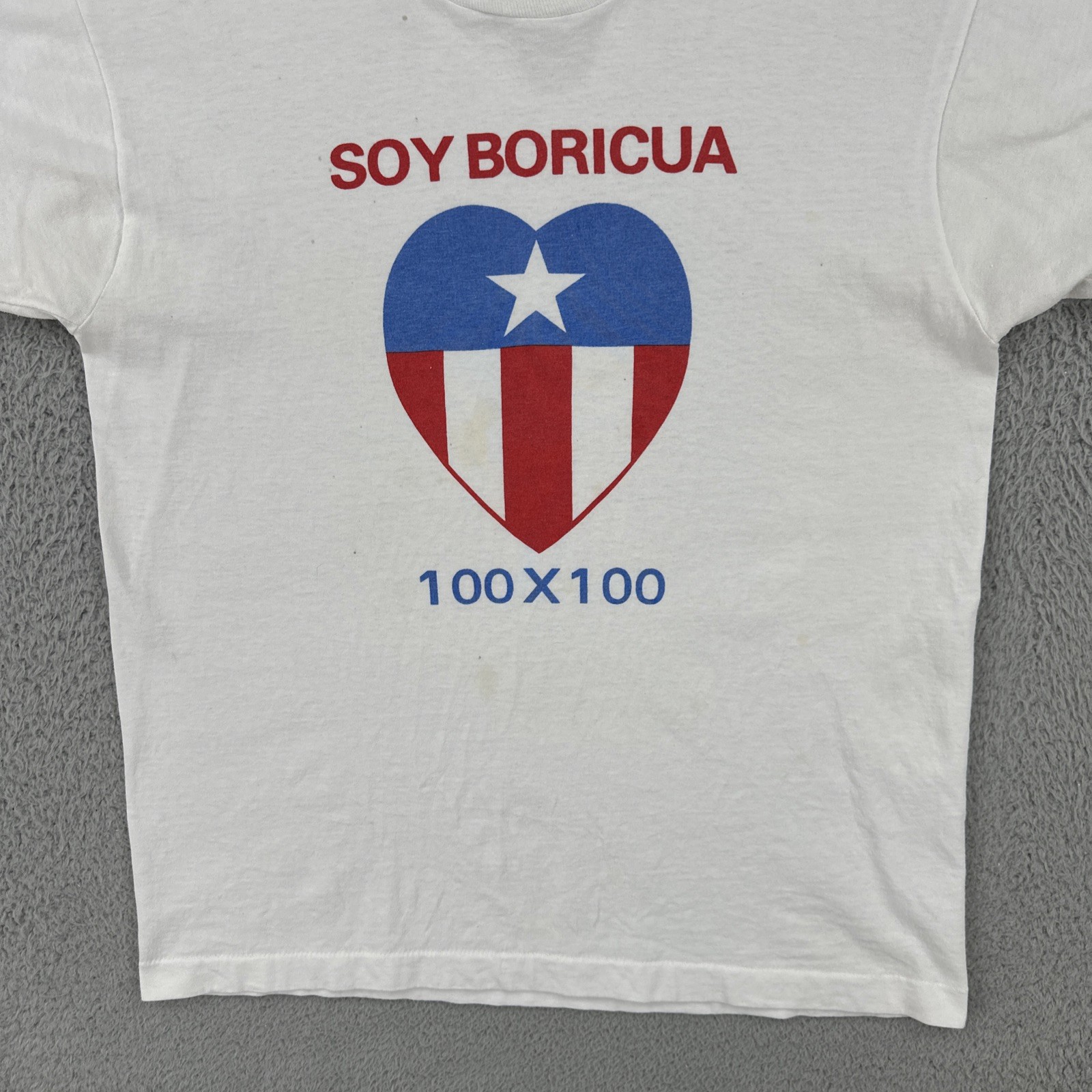 Vintage Screen Stars Best Large White T Shirt Made In USA Soy Boricua 100×100