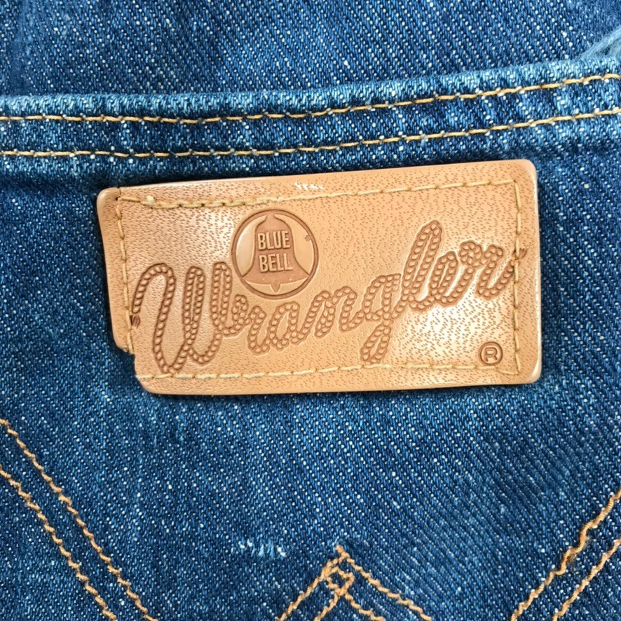 Vintage 50s Wrangler Blue Bell Sanforized Denim Bermuda Shorts Misses 16 (26″)