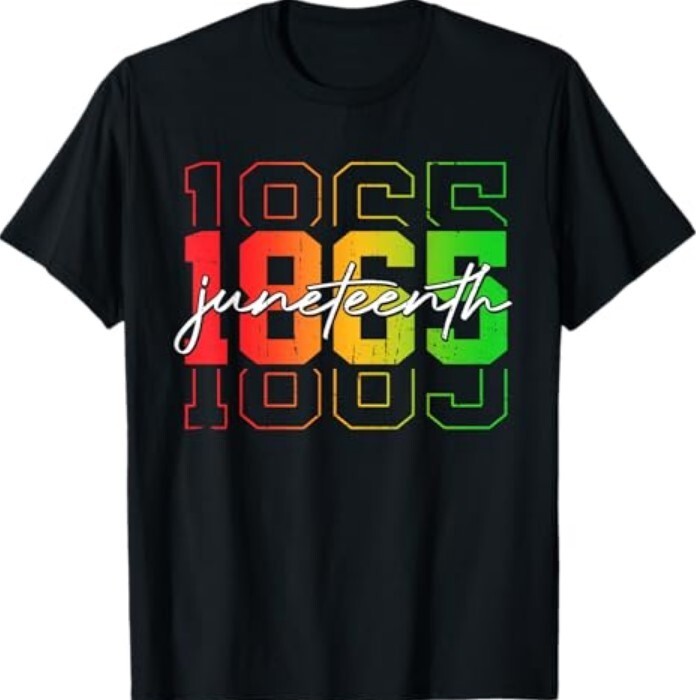 Juneteenth Shirt Men Women Kids Celebrate Black Freedom 1865 T-Shirt