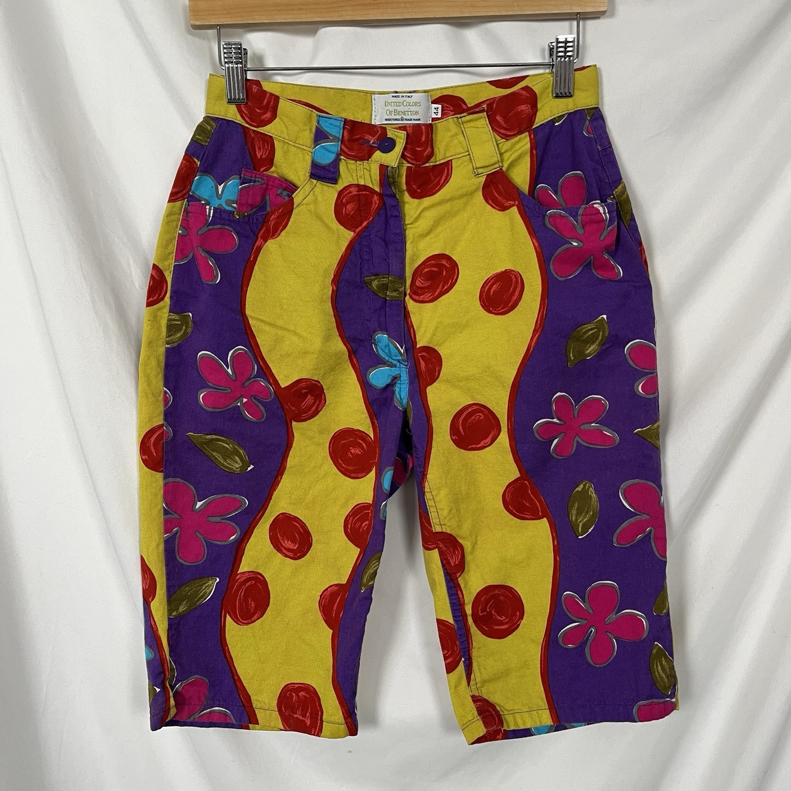 VTG 1970s-1980s United Colors of Benetton Italian Funky Cotton Shorts