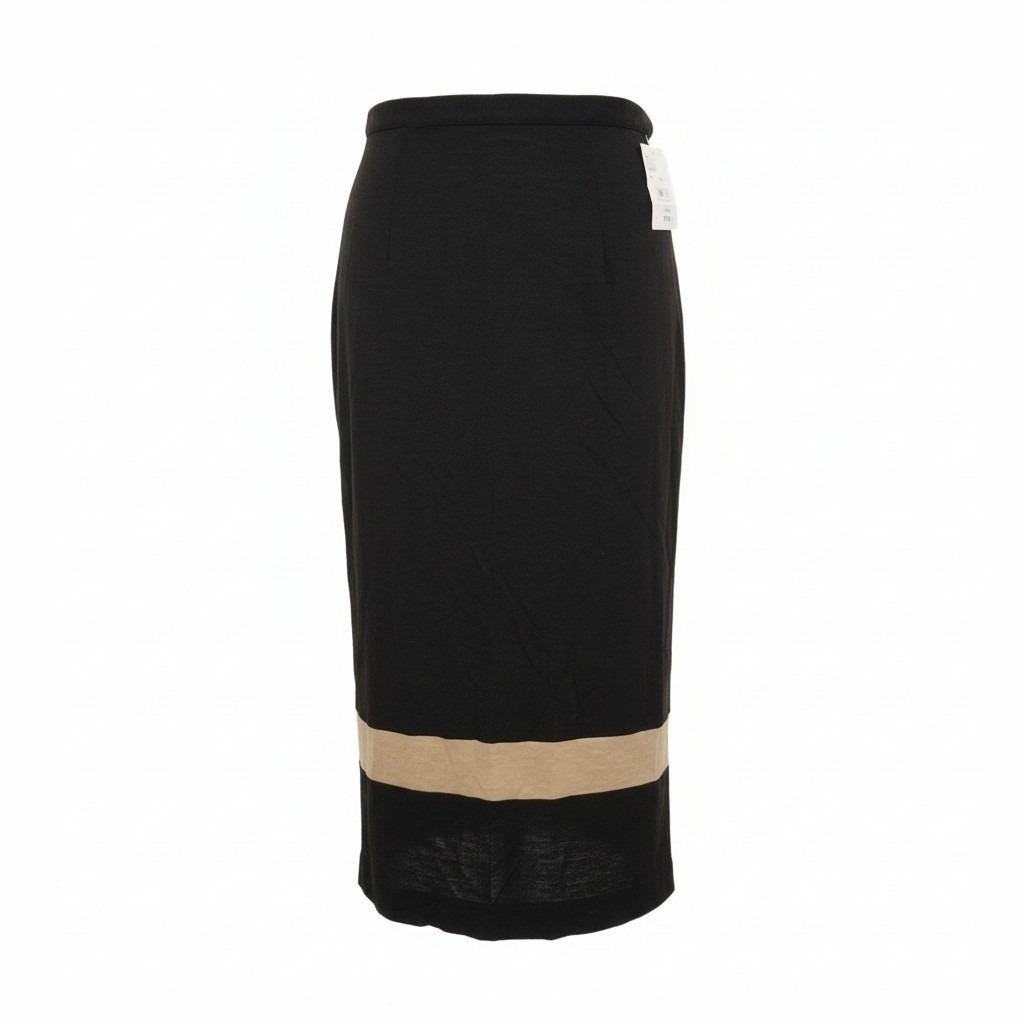 Vintage Dolce & Gabbana Gonna New Brown Maxi Skirt Made In Italy SZ 42