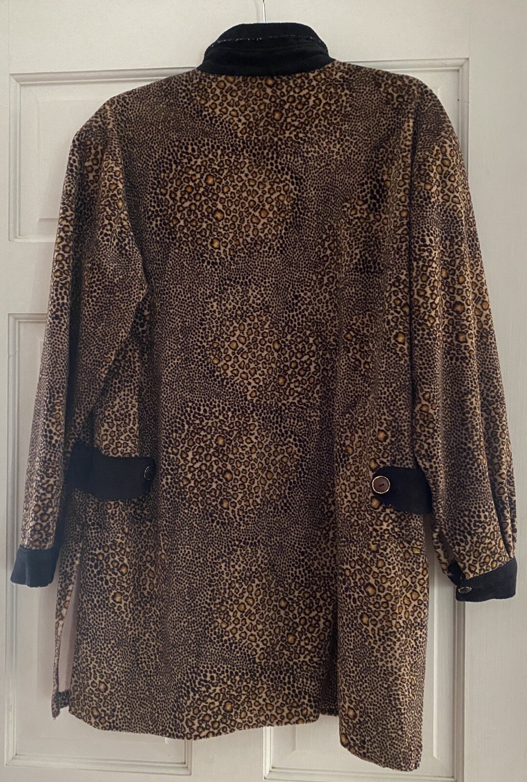 Vintage animal print swing oversized coat jacket soft L-XL perfect condition