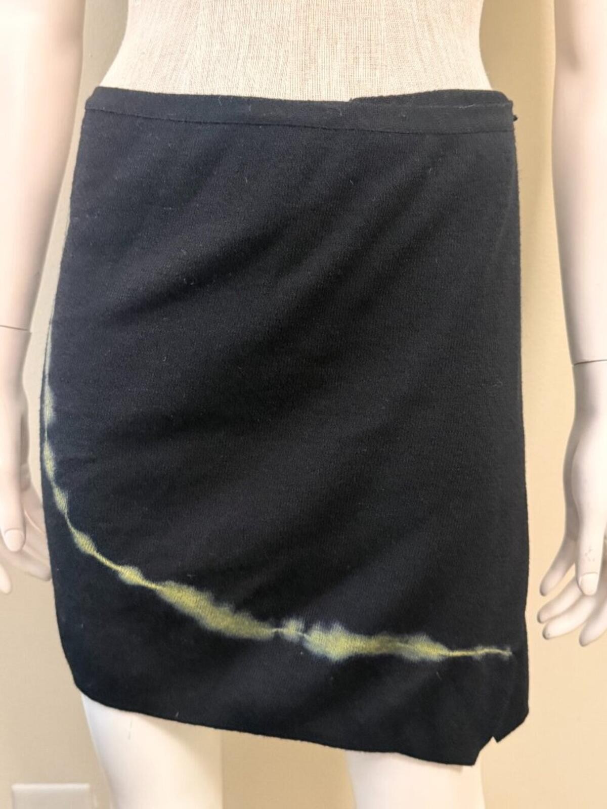 VINTAGE ISTANTE BY GIANNI VERSACE MINI KNIT WRAP SKIRT S