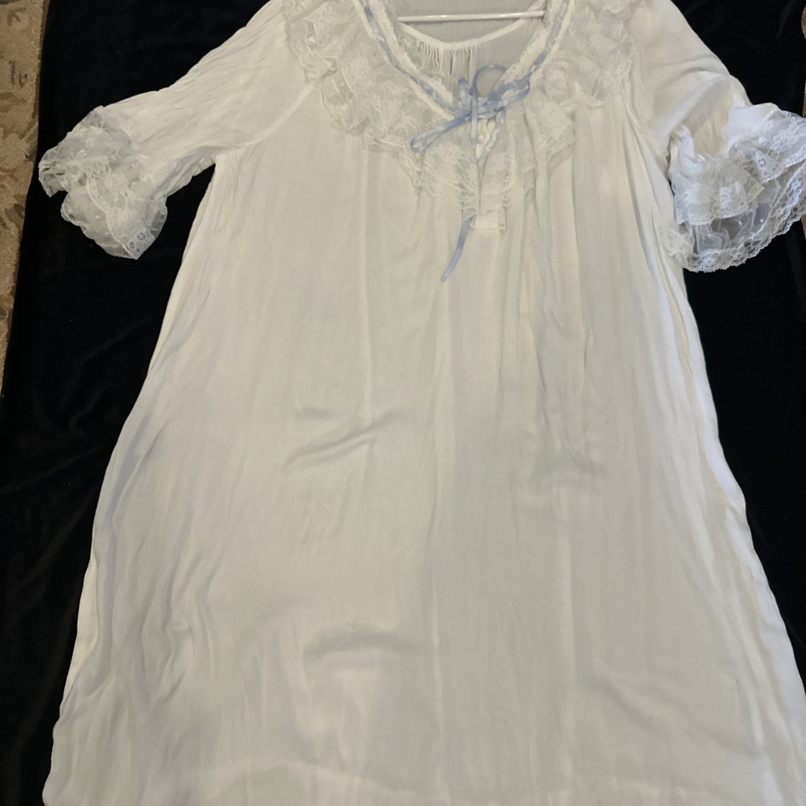 Women NIGHTGOWN 2x Romantic Cottage Core, wedding fabulous lace