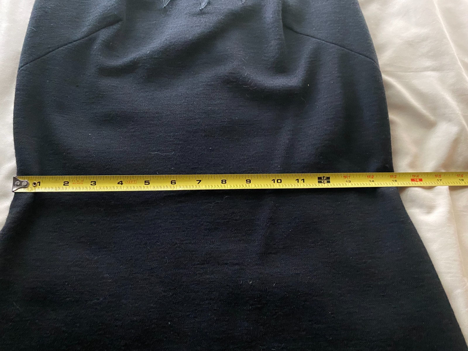 Vintage Maggi Stover „Flame” Little Black Knit Dress Unlined READ For SIZE