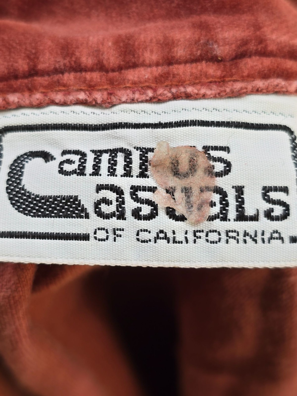 Vintage Campus Casuals Of California Dusty Rose Velvet Midi Skirt XS Cottagecore