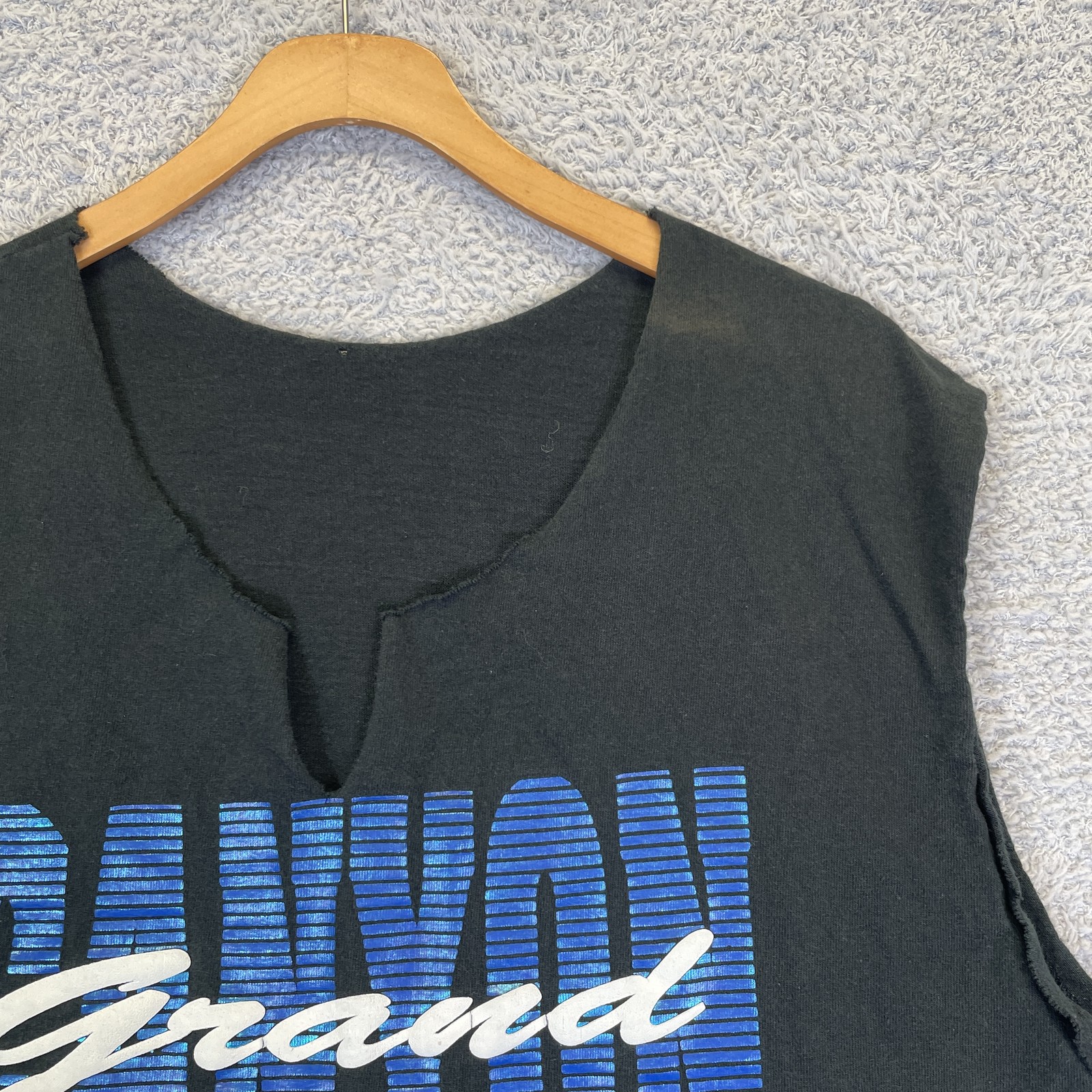 Vintage 90s Grand Canyon Cutoff Crop Top T-Shirt Size Large Retro National Parks