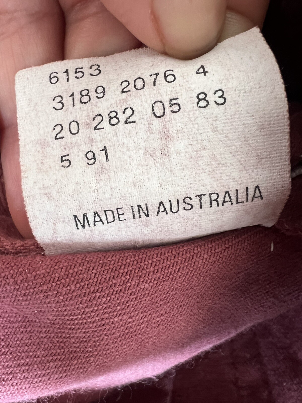 Rare Vintage Women’s Levi’s Big E Jeans Coral Size S Cotton Made In Australia