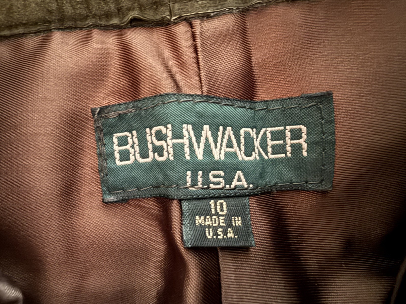 WOW! NWOT Vintage 1980’s Western BUSHWACKER Forest Suede & Peacock Concert Pant
