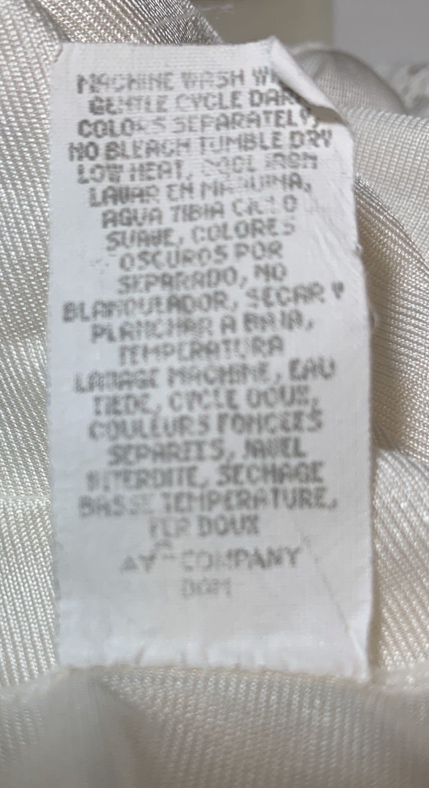 Vintage Vanity Fair Women’s Ivory Nylon Laced PJ Pettipants Small