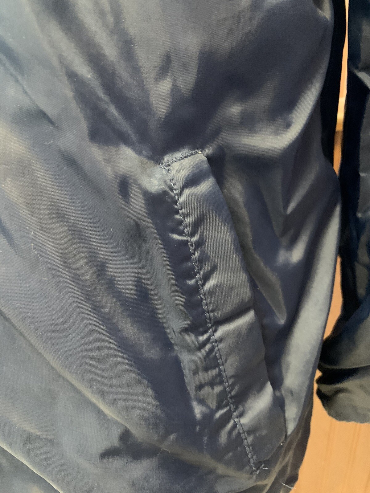 Vintage 1990’s NEW Sears Blue Coach Snap Up Lined Windbreaker Women’s SZ Med