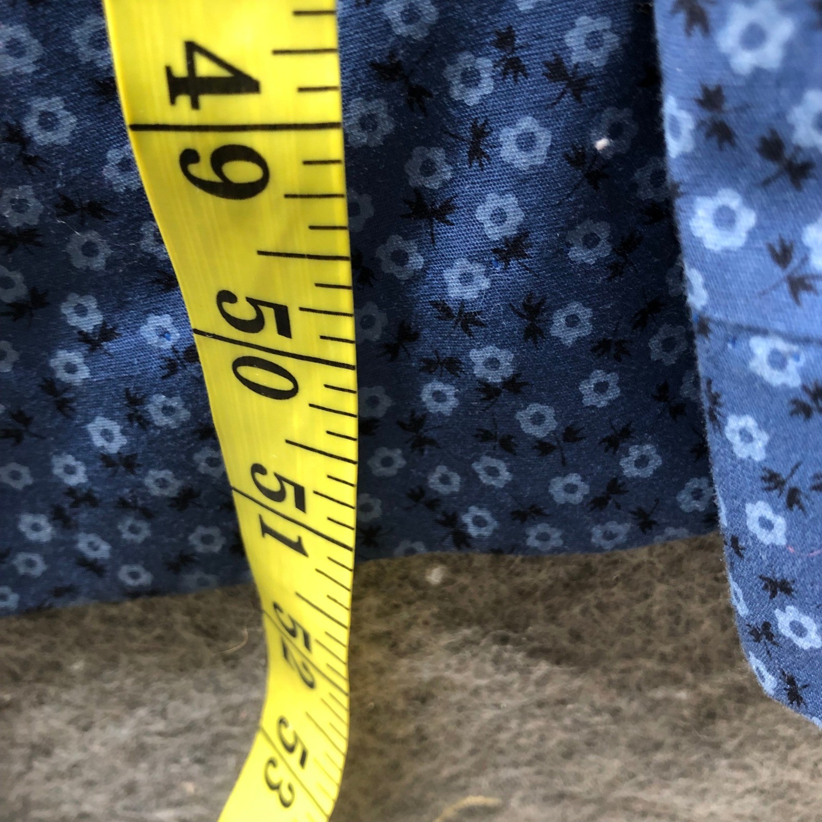 VTG Norman Shirtmakers Nightgown 12 Sailor Collar Drop Waist Dress Blue Floral
