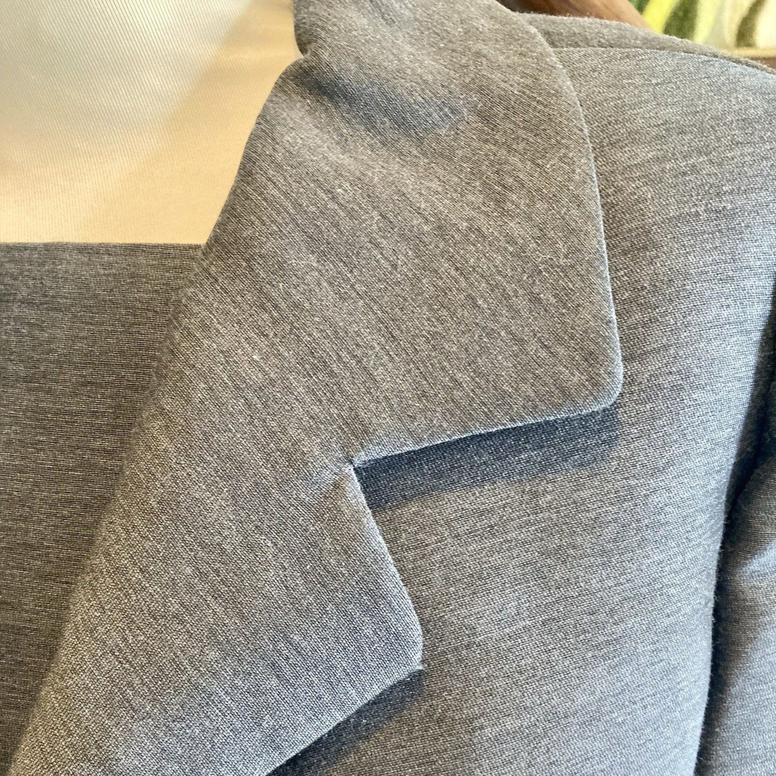 Early 1960s Grey Wool Mohair Suit Jacket And Matching Shell Cropped Mod Pinup