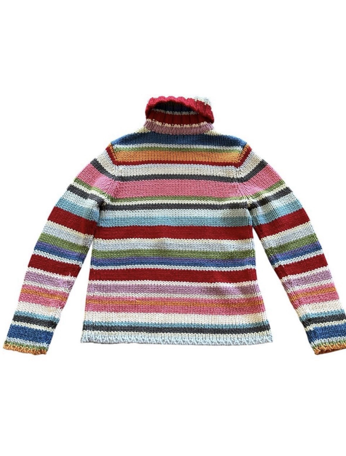 VINTAGE gap Wool Striped Colorful Sweater 90s