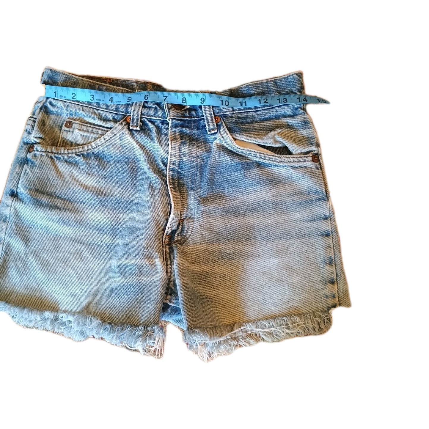 Vintage1980s Levis Cut Offs Sz28 Worn,Frayed,Short Shorts. Plus Free Cutoffs.