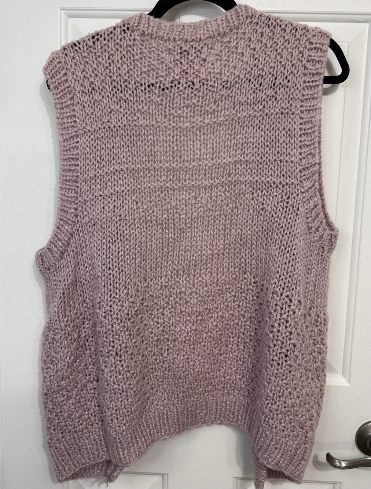 VTG 60s 70s Tally-ho Knit Vest Light Purple Lilac Women’s L