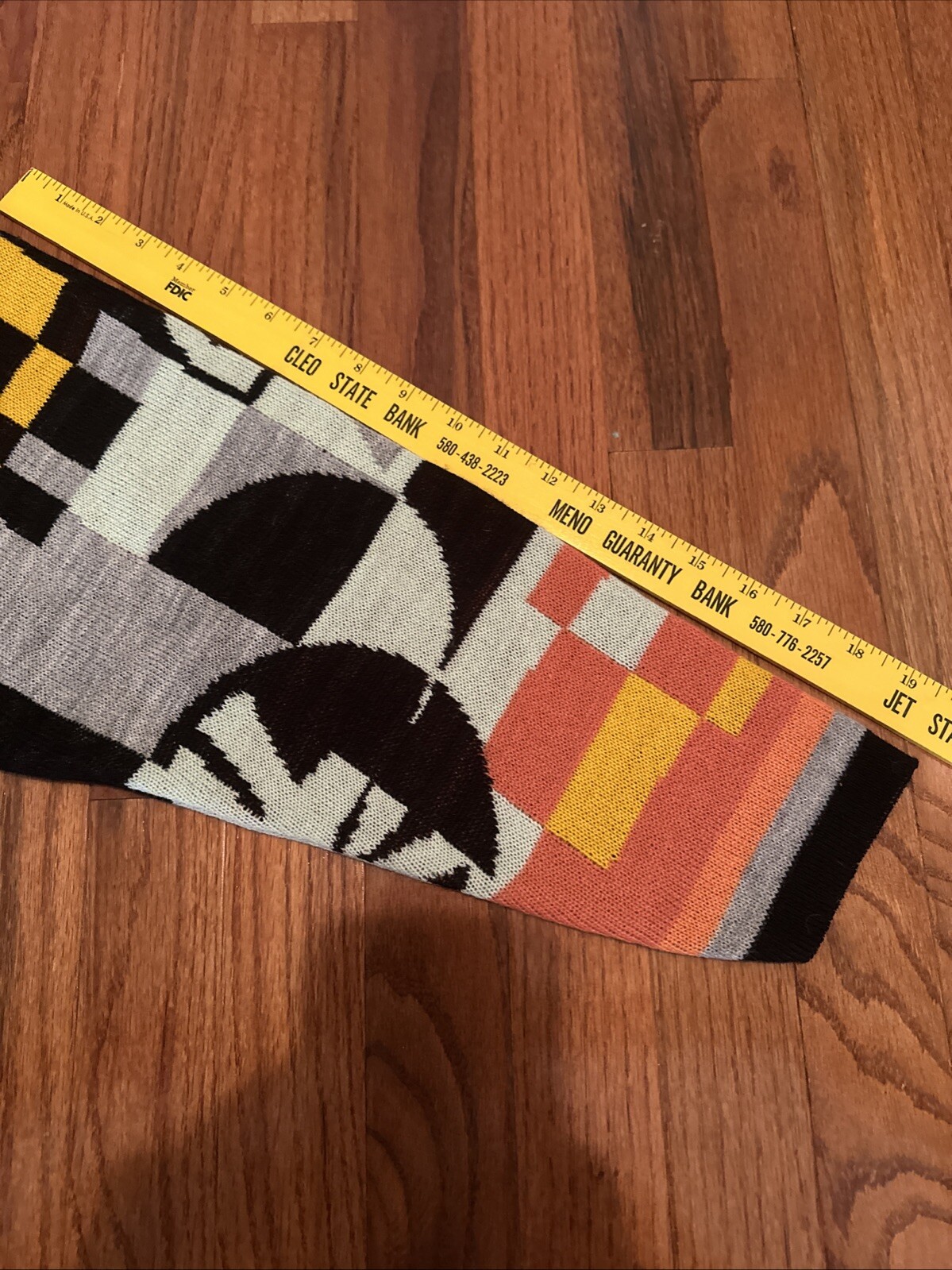 VTG Geometric Pattern Long Sweater Women’s Approx XL