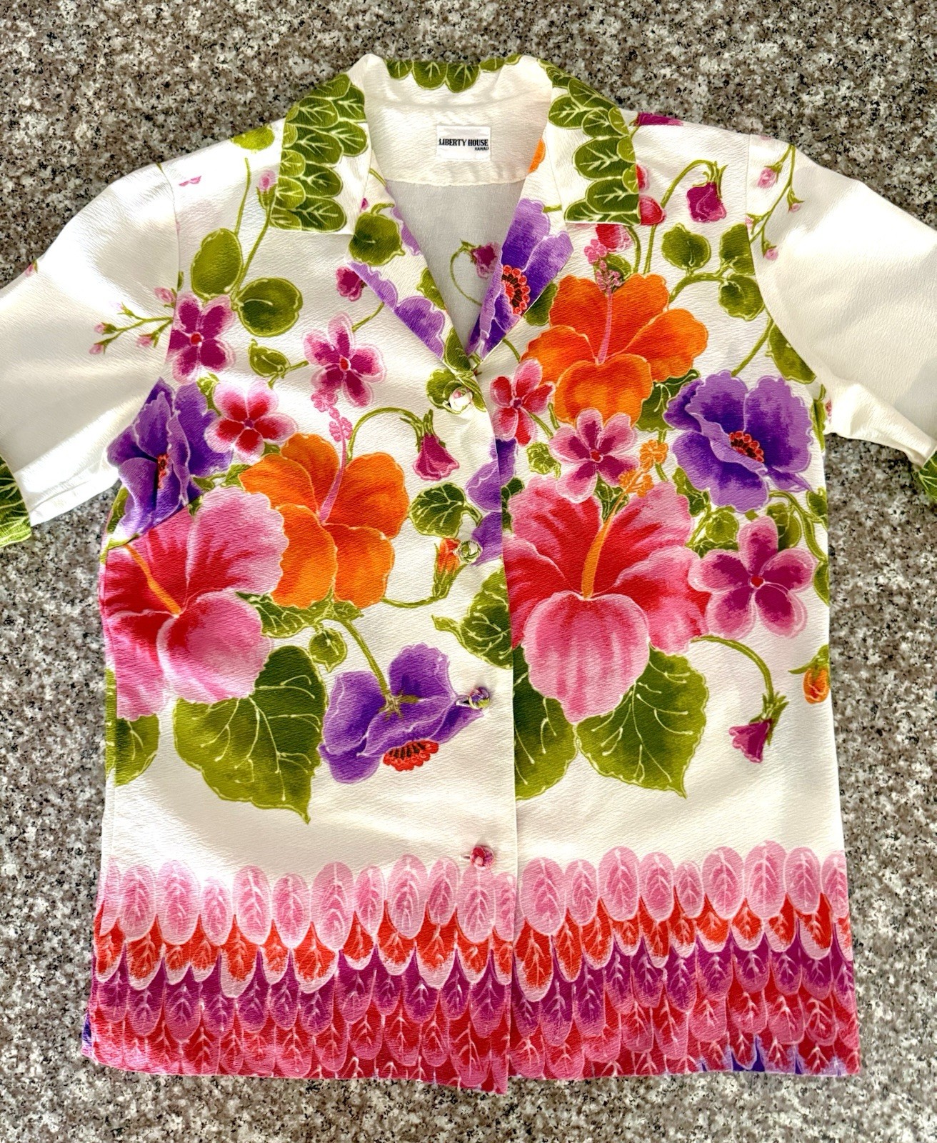 Vintage Hawaiian Shirt Ui-Maikai Liberty House