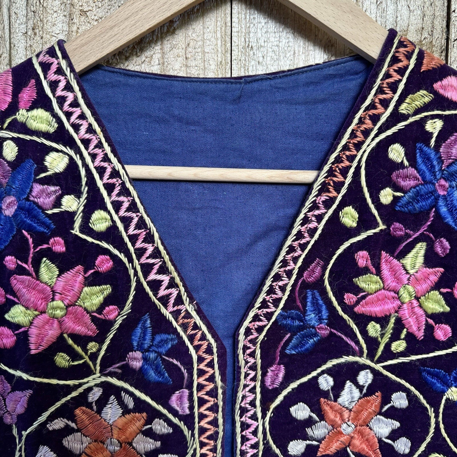 Late 60s/early 70s Bohemian Embroidered Vest