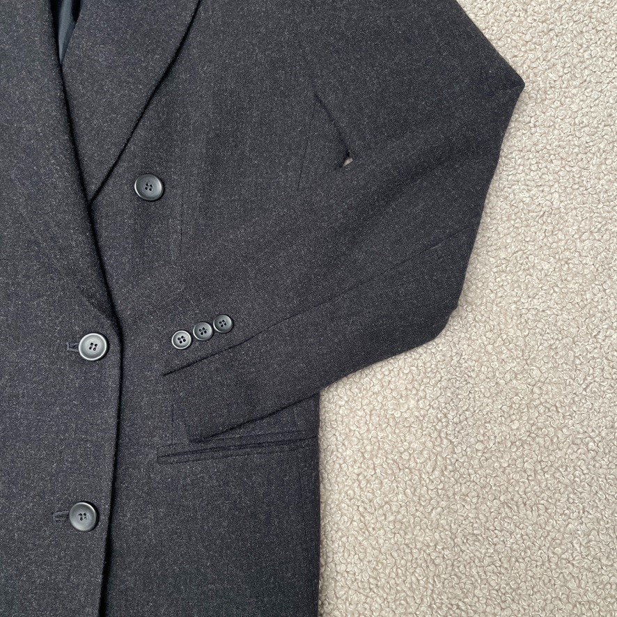 Vintage Pendleton Women’s Black Wool Double Breasted Blazer USA Vintage 12 Tall