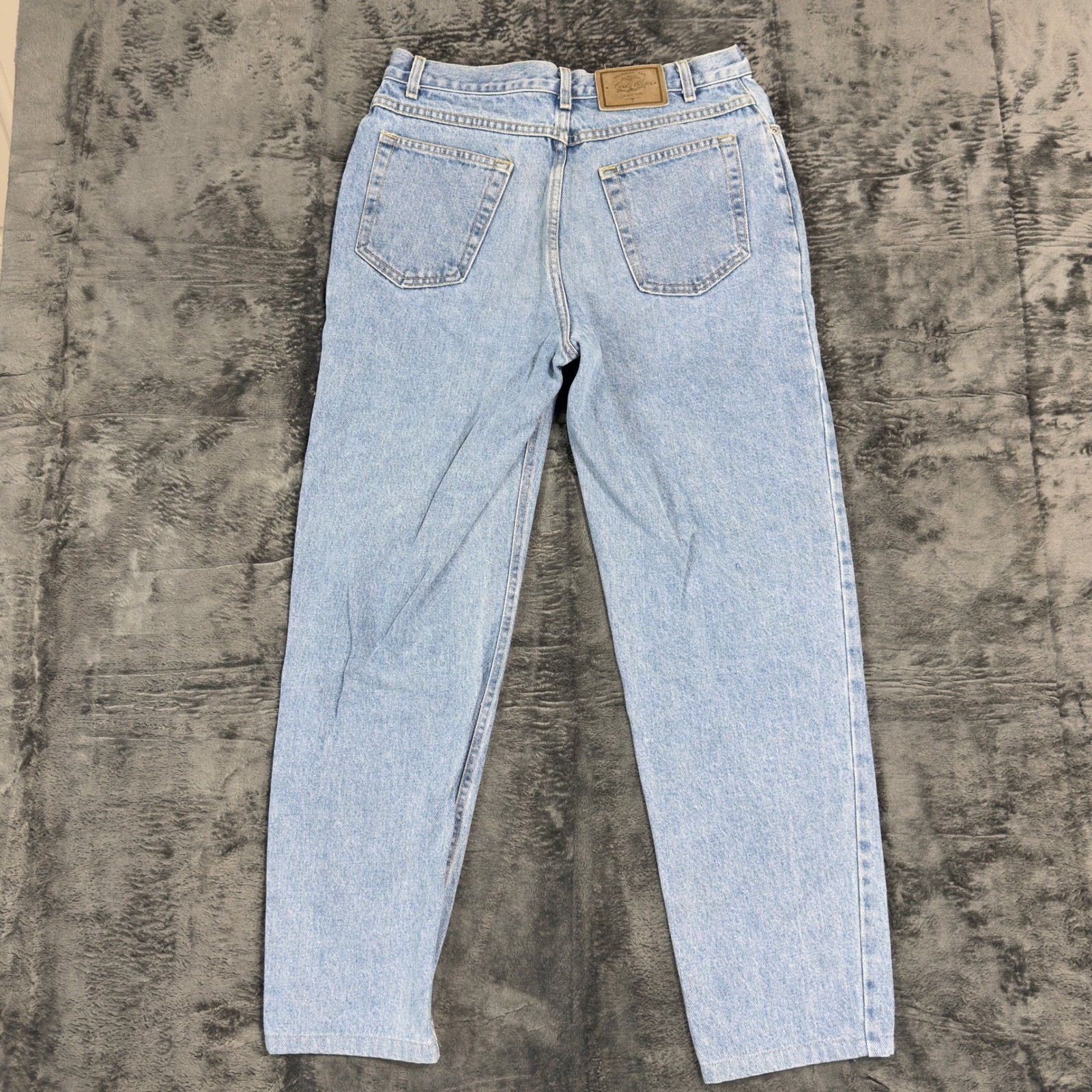 Code Bleu Nordstrom Vintage High Waisted Straight Leg Jeans Light Wash 33